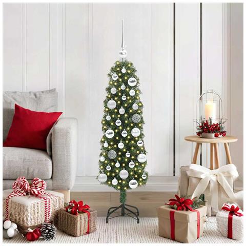 Albero di Natale artificiale con 150 LED Verde 120 cm - Foto 2