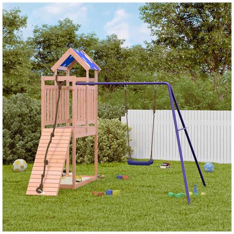 Set da Gioco da Esterno in Legno Massello di Douglas - Foto 2