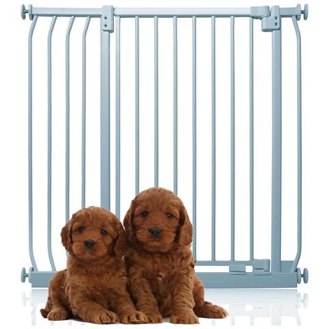 Bettacare Cancelletto Per Cani Elite Extra Alto, 89cm - 98cm, Grigio Opaco, Extra Alto Con 100cm Di Altezza - Foto 1