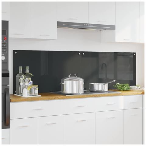 Rivestimento da Cucina 2 pcs Grigio scuro 90 x 50 cm - Foto 2