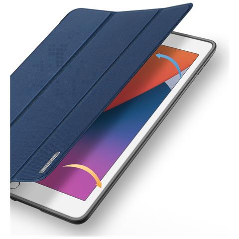 Cover per iPad 10.2 (2021) / (2020) / (2019) - Pelle /PU, Blu - Foto 2
