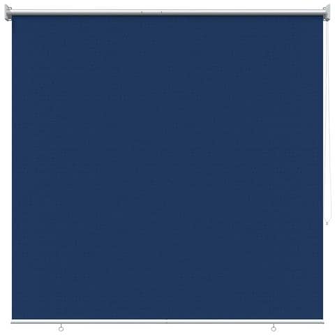Tenda a Rullo Esterno Blocco UV 90% Blu 140 x 140 cm HDPE - Foto 1