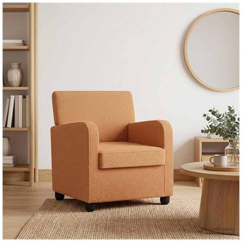 Poltrona Beige Pelliccia sintetica di agnello - Foto 2