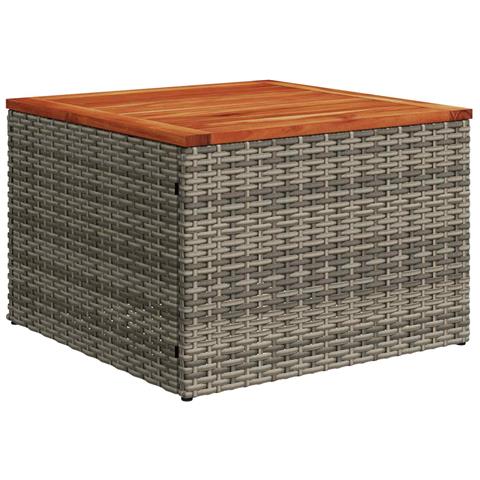 Set di divani 6 pz Grigio e Blu Navy Rattan sintetico e Acciaio - Foto 10