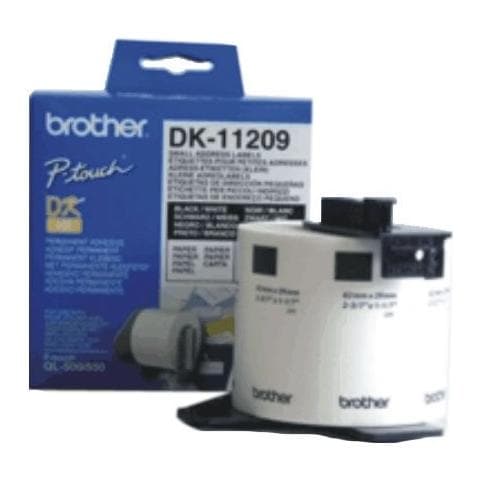 Etichette adesive in carta Nero /Bianco 800pz (29mm X 62mm) per QL - Foto 2