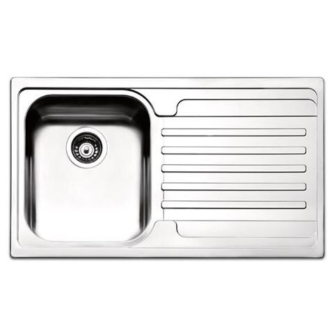 VE861IRBC Lavello da Incasso in Acciaio Inox 1 Vasca Dimensioni 86 x50 cm Colore Inox - Foto 1