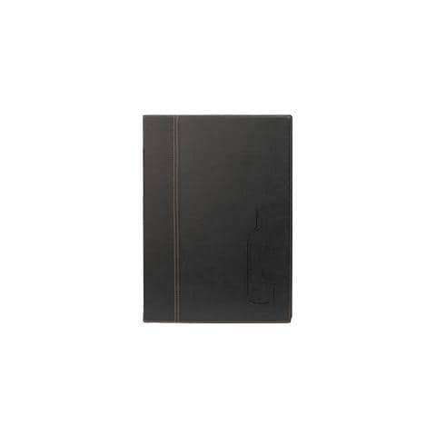 carta dei vini a4-24x34cm nero trendy con 1 inserto doppio - Foto 1