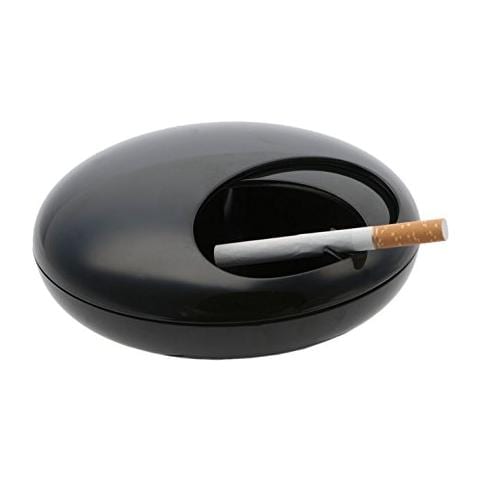 Portacenere Pebble nero melamina - Foto 1
