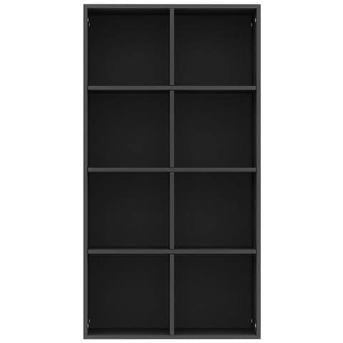 Libreria /Credenza Nera 66x30x130 cm in Legno Multistrato - Foto 10