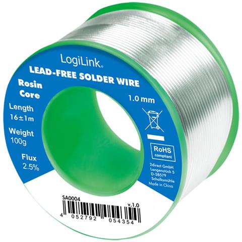 Stagno In Rotolo Per Saldatura Senza Piombo Rame 1 Mm 100g - Foto 1