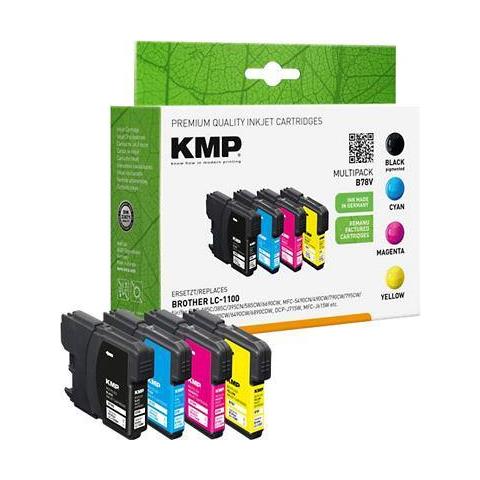 B78V Multipack 4 Cartucce Ink Compatibile Nero / Ciano / Magenta / Giallo per DCP 185 C / DCP 395 CN / MFC 5490 CN Capacità 325 Pagine - Foto 1