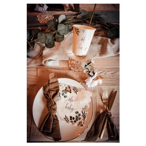 Artifetes - 16 Tovaglioli Di Carta Oh Baby Eucalipto - Foto 2