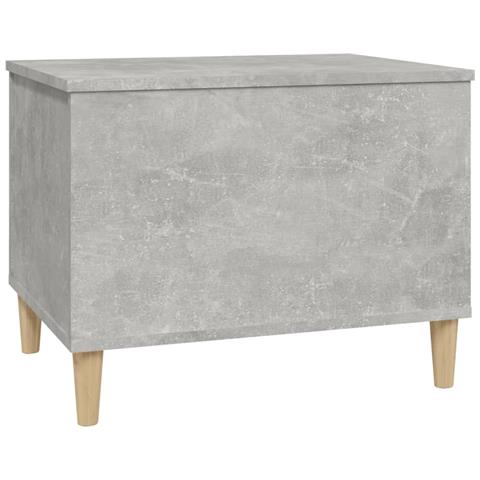 Tavolino Salotto Grigio Cemento 60x44,5x45 Cm Legno Multistrato - Foto 2
