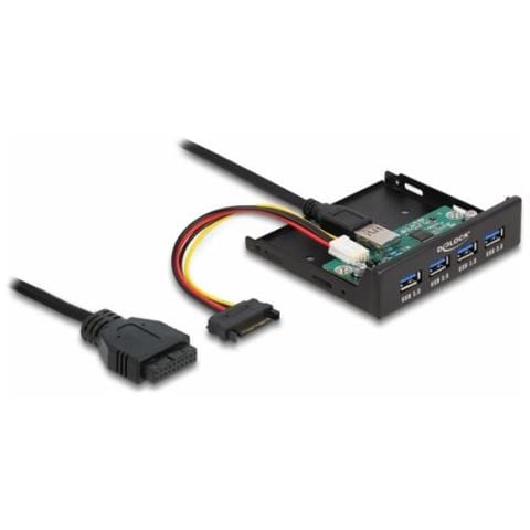 64166 Pannello Drive Bay 8,89 Cm (3.5"") Condotto I /o Nero - Foto 1