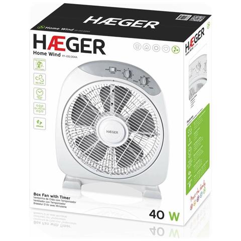 Ventilatore Da Terra Haeger Ff-012.004a Bianco 40 W - Foto 3