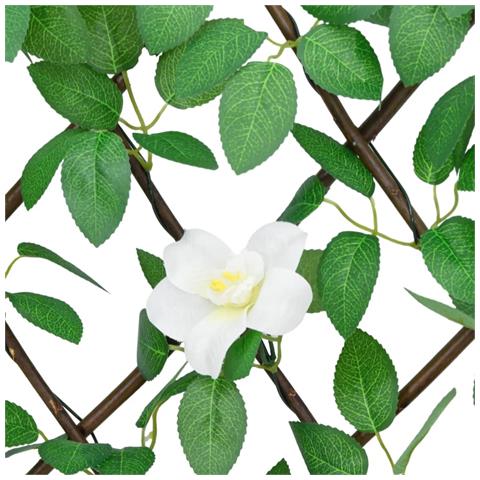 Traliccio Edera Artificiale Espandibile Verde 5pz 186x30 cm - Foto 2