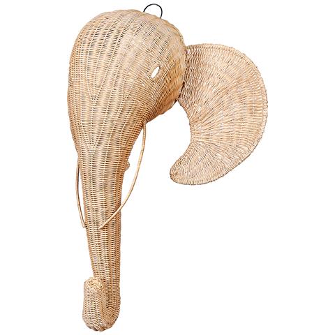 Decorazione Da Parete Rattan Chiaro 83 X 75 Cm Gruney - Foto 2