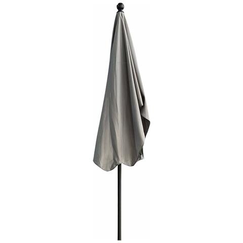 Ombrellone da Giardino FLOKS con Protezione UV, Colore Grigio Chiaro, 200x123x235 cm - Foto 2