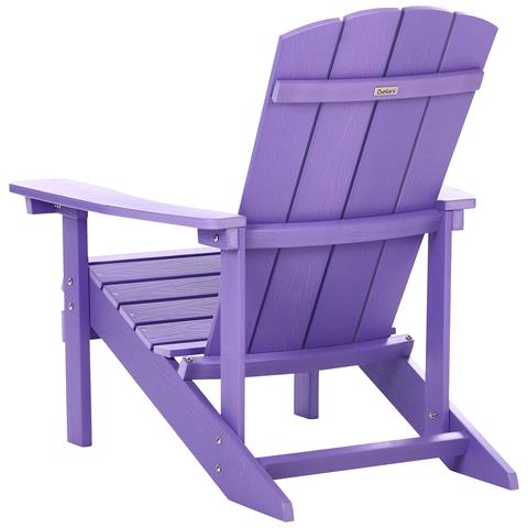 Sedia Da Giardino Viola Adirondack - Foto 2