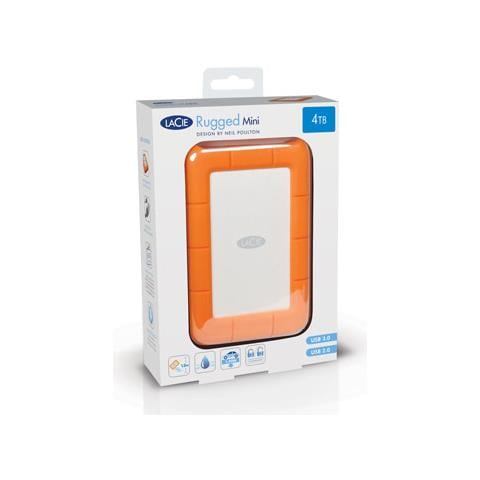 Rugged Mini disco rigido esterno 2 TB Arancione, Argento - Foto 1