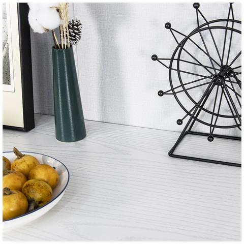 Tavolo Allungabile Cucina Sala Pranzo 110 A 150cm Bianco Frassinato Estensibile - Foto 2