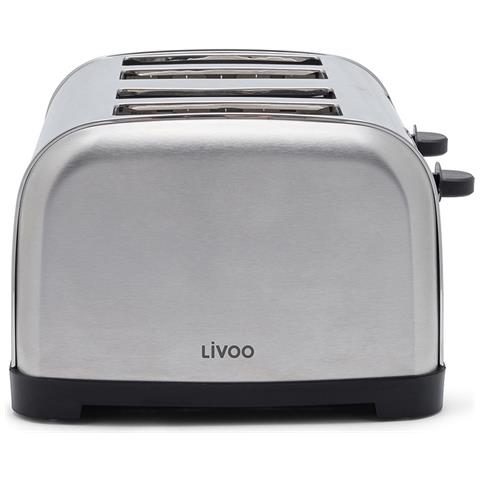 Tostapane DOD197 Acciaio Inox Potenza 1500-1700W Colore Grigio - Foto 2