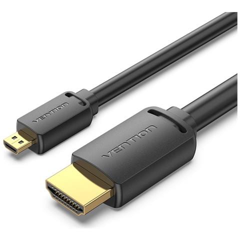 AGIBH cavo HDMI 2 m HDMI tipo D (Micro) HDMI tipo A (Standard) Nero - Foto 1