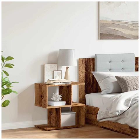 Comodino Legno Vecchio 50x30x51,5 Cm Legno Multistrato - Foto 3