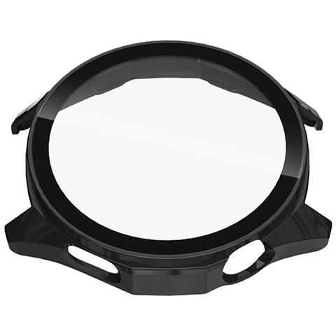 Custodia Nera In Pc Con Protezione Schermo In Vetro Temperato Compatibile Con Huawei Gt6 Pro 46mm - Foto 3