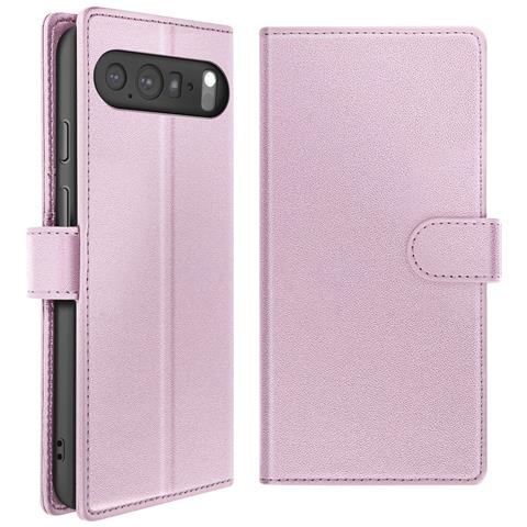 Custodia A Portafoglio Per Google Pixel 10 Pro Con Cover Magnetica Staccabile, Rosa - Foto 5