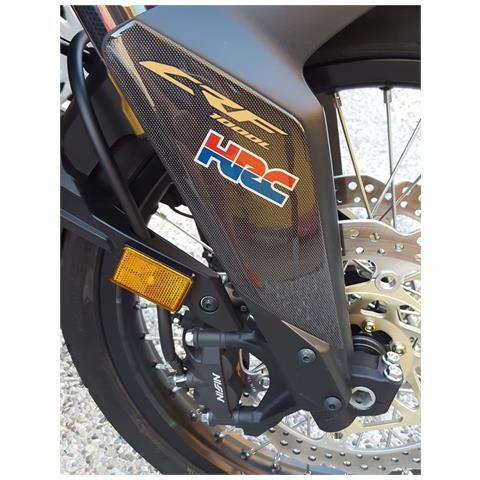 2 Protezioni Laterali 3d Compatibili Per Parafango Moto Honda Africa Twin New - Foto 1