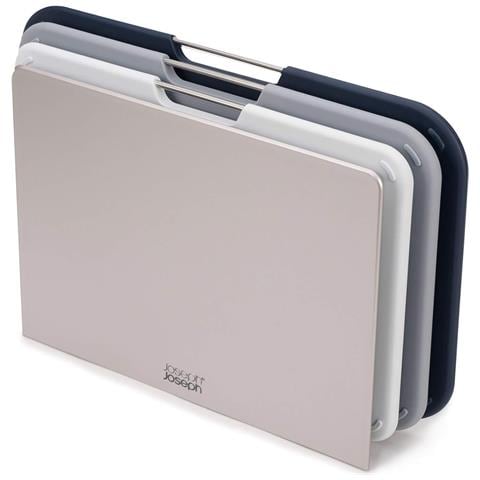 Set Taglieri Nest Boards Tre Pezzi Per Carne Pesce E Verdure Codificati Per Colore Base Antiscivolo Impilabili Lavabili In Lavastoviglie Colore Grigio - Foto 1