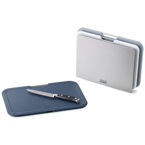 Set Taglieri Nest Boards Tre Pezzi Per Carne Pesce E Verdure Codificati Per Colore Base Antiscivolo Impilabili Lavabili In Lavastoviglie Colore Grigio - Foto 2