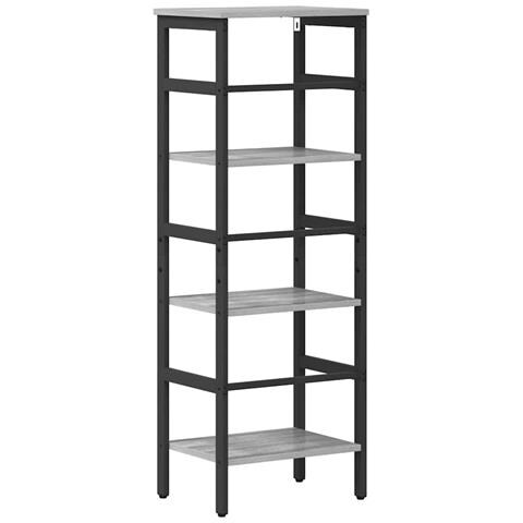 Libreria Grigio Sonoma 40 x 29,5 x 115 cm Legno multistrato - Foto 7