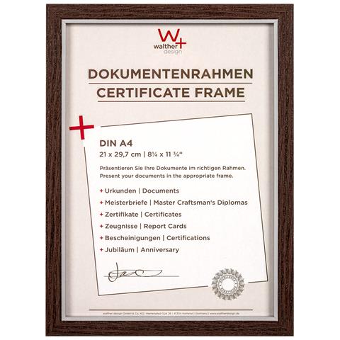 Hygge Struttura In Legno 21x29,7 Cm Noce - Foto 1