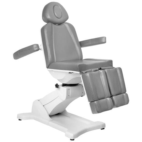 Poltrona cosmetica elettrica 869as pedi 5 motori rotanti grigia - Foto 2