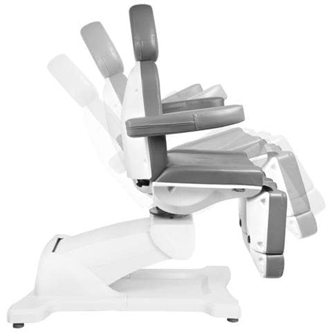 Poltrona cosmetica elettrica 869as pedi 5 motori rotanti grigia - Foto 4