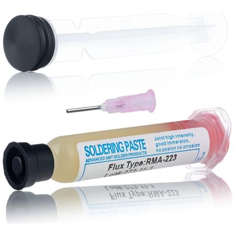Topnik Flux Per Saldatura Rma-223 Con Pistone E Ago - Alta Qualità, No Clean, 10cc | Precisione E Facilità D'uso | Elettronica - Foto 2