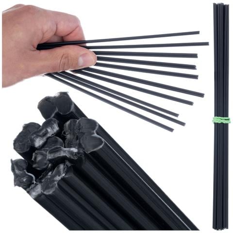 Saldatura Plastica Pp Nero - Fili 20cm, 10 Pezzi | Alta Qualità, Temperatura Fusione 260-330°c | Uso Professionale Automobilistico, Industriale - Foto 1