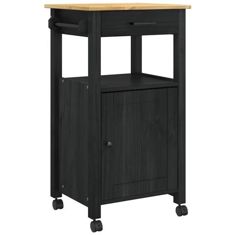 Carrello da Cucina MONZA Nero 48 x 40 x 88,5 cm - Foto 1