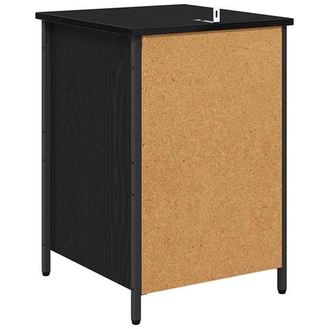 Armadio da Notte 2 pcs Rovere Nero 40 x 42 x 60 cm - Foto 9