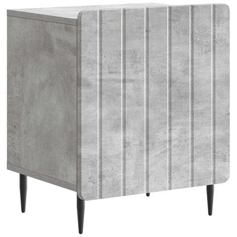 Armadio da Notte Grigio Cemento 43 x 34,5 x 52 cm - Foto 1