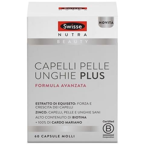 Swisse Capelli Pelle Unghie Plus 60 Capsule Molli - Foto 1