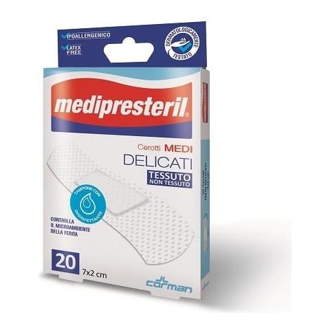 Cerotto Medio Medipresteril Delicato Tnt 7X2CM 20 Pezzi - Foto 1