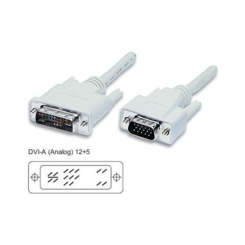 ICOC DVI-8330 - Cavo Monitor DVI-A a VGA M / M 3,0 mt - Foto 1