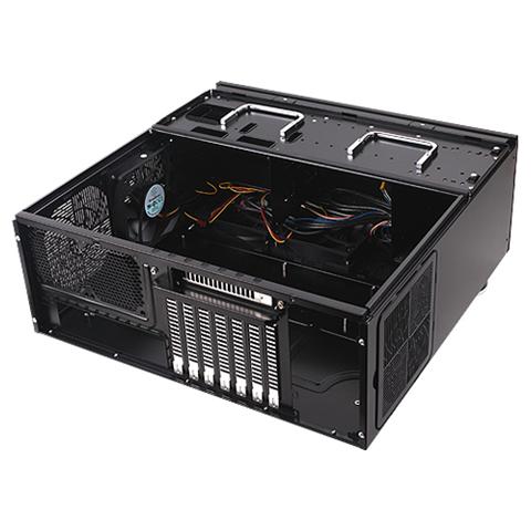 Case GD08 HTPC Desktop SSI-EEB, SSI-CEB, E-ATX, ATX, Micro-ATX Colore Nero - Foto 2