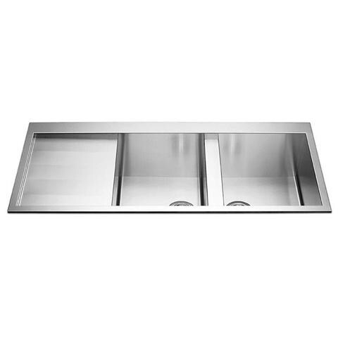 Amaltea Lavello Inox 116x50 2v Dx Gocc Sx Base Da - Foto 1