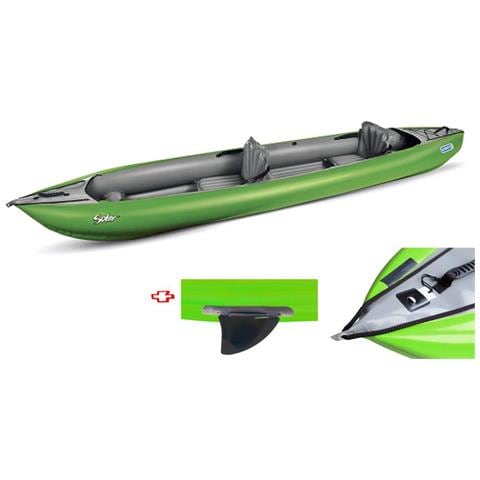 Canoa Gonfiabile Solar Verde Con Pinna 045383-g (1c/11c) - Foto 3