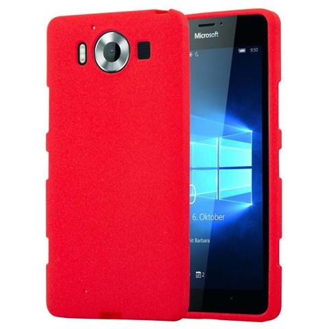 Custodia Compatibile Con Nokia Lumia 950 In Frost Rosso - Coperchio Protettivo In Silicone Tpu Flessibile - Foto 12