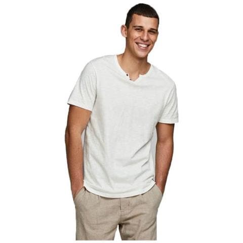 Split Neck Tee Ss Noos T-shirt - Uomo Taglia Xxl - Foto 1